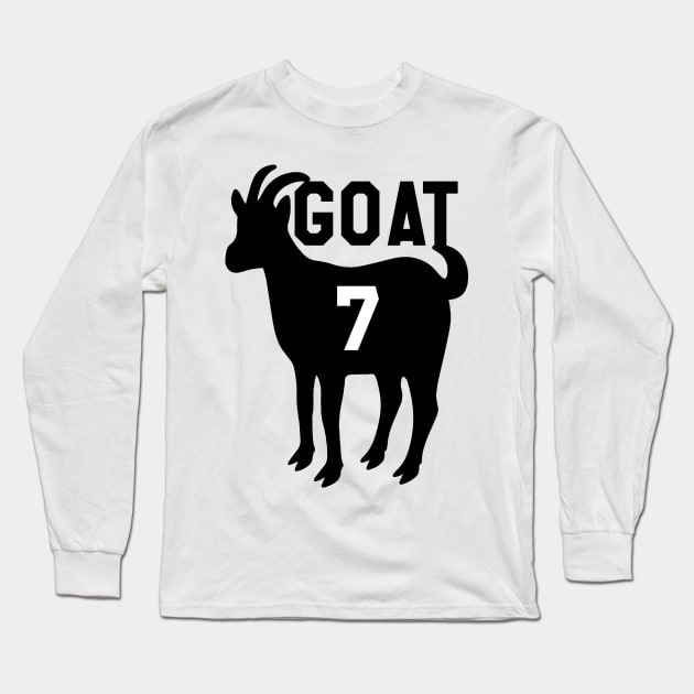 Cristiano Ronaldo The GOAT Long Sleeve T-Shirt by bestStickers